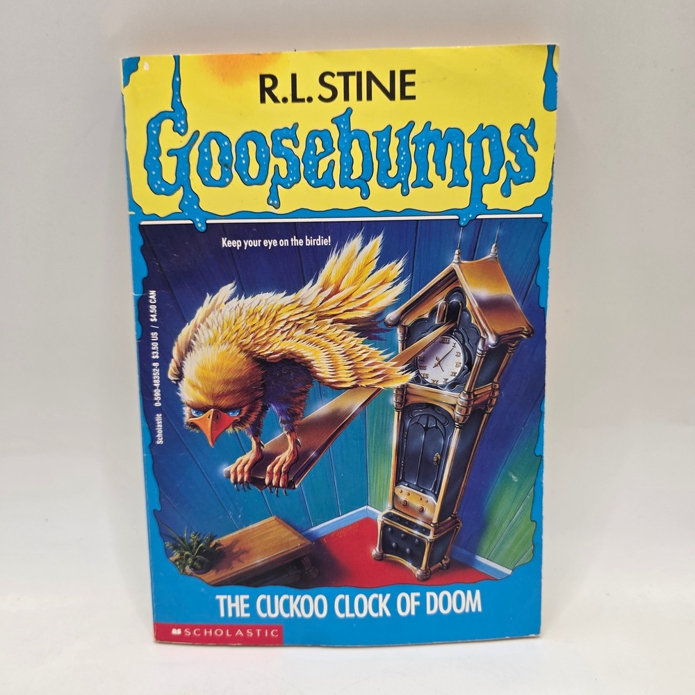 Goosebumps The Cuckoo Clock of Doom R.L. Stine #28 1st Print 1995 Horror Book